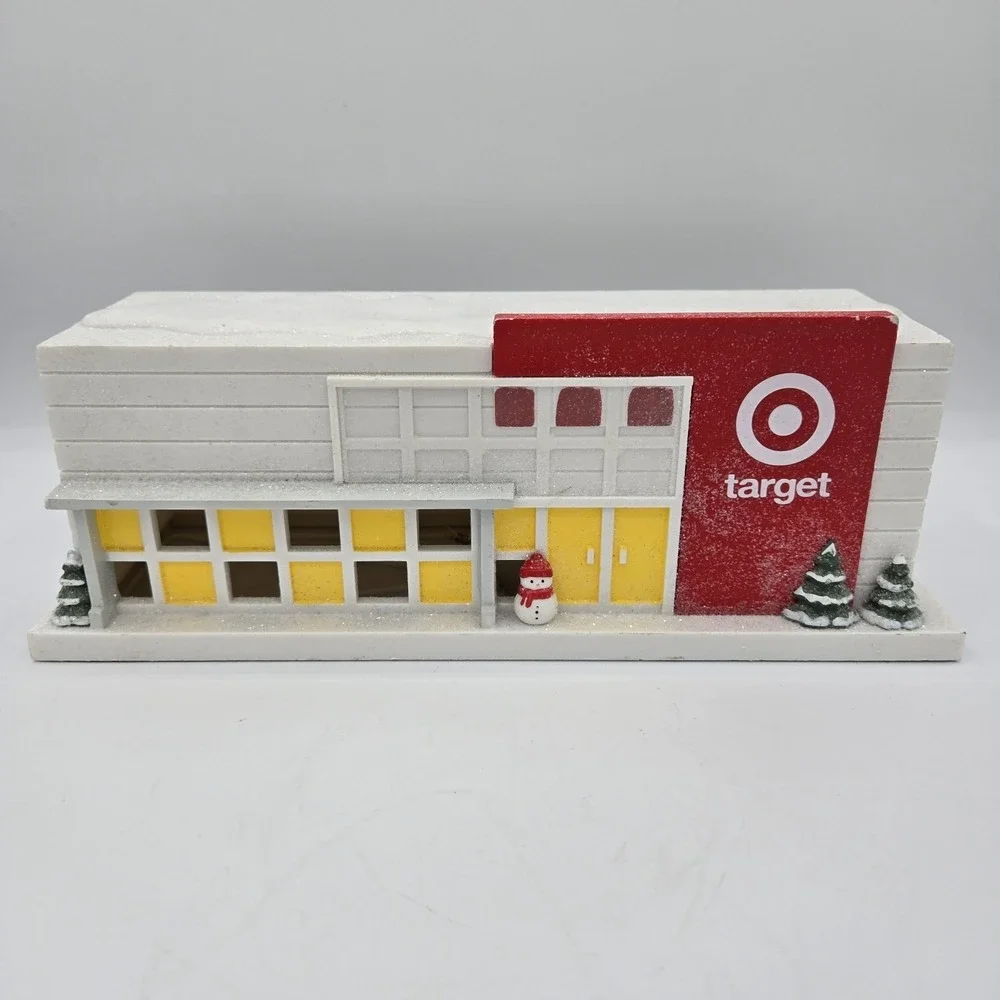 Target Bullseye Playground Light Up Target Store Mini‎ Christmas Village 2023